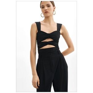 LAMARQUE Black Zeela Tank Top